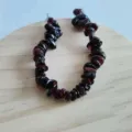 Natural crystal irregular chip gemstone bracelet with lobster clasp for women fashion jewelry - Garnet