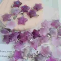 Natuurlijke amethist ster hanger lavendel kristal ster charm sieraden accessoires. - Pentagram