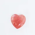 Cœur en quartz rose naturel cristal pierre de poche agate polie décoration d'amour - Rouge Pastèque (Synthétique)
