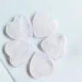 Natural rose quartz heart crystal stone, 25mm polished undrilled pocket love gift decor. - Rose Quartz