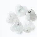25mm Natural Crystal Heart Gemstone Non-Drilled Polished Peach Ornament Valentine Gift - Labradorite