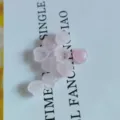 Natural pink crystal heart cabochons for DIY ring necklace jewelry making accessories. - Rose Quartz