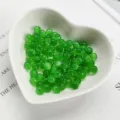 10mm Green Natural Agate Crystal Round Beads Loose Gemstone DIY Jewelry Making Accessories - Synthetic Green Cat Eye