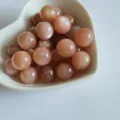 Natural sunstone quartz round beads gemstone loose beads for DIY jewelry making accessories - Orange Moonstone
