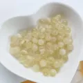 10mm natural crystal gemstone loose beads half drilled round beads for jewelry DIY making - Beige Cat's Eye (Synthetic)