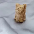 Natural crystal cat figurine small gemstone animal carving home decor desk ornament cute gift - Picture Jasper