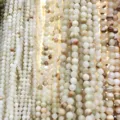 Fils de perles en pierre de jade naturelle pour bracelets et colliers DIY, perles rondes. - 10mm / Agate Mousse