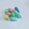 Pendentif lumineux hexagonal coloré collier DIY accessoire de bijoux de mode chic - Pendule / 36x15mm 1 Pièce