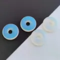 Synthetischer Opal Donut Anhänger DIY Schmuck Zubehör Halskette Armband Material - Opal (Synthetisch)