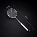 Stainless steel skimmer spoon kitchen hot pot strainer noodle mesh filter extra small size - 12cm, Without Hook