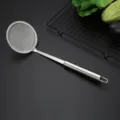 Cuillère écumoire en acier inoxydable avec filtre à mailles fines pour cuisine gadget - 10 cm (bord étroit)