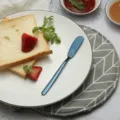 Blue Stainless Steel Butter Knife Jam Spreader for Bread Breakfast Tableware Kitchen Tool - Butter Knives - Blue
