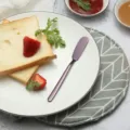 Stainless steel butter knife spreading tool for jam and cream, purple variant kitchen flatware. - Butter Knives - Purple