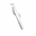 Edelstahl Obstgabel 12.8cm Dessert Kuchen Gabel Kueche Besteck silber ein Stueck - Fruchtgabel / Silber
