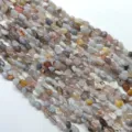 Natural irregular stone loose beads, crystal gravel semi-finished product strands for DIY jewelry. - Persian Gulf Agate
