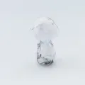 Natural crystal 3.5cm mushroom figurine gemstone carved stone ornament cute crystal decor - White Turquoise