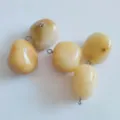 Natural stone mixed color semi-precious stone pendant DIY beach style necklace charm accessory - Topaz