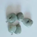 Natural stone semi-precious stone mixed color pendant DIY beach style necklace charm - Labradorite