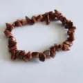 Natural goldstone chip bracelet irregular crystal stretch jewelry for women fashion stackable - Goldstone (Synthetic)