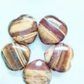 Natural crystal stone heart-shaped ornament gemstone carving palm stone pocket decor - Tiger Eye Stone Bracelet