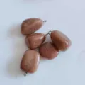 Natural gemstone pendant mixed color irregular pebble charm for DIY jewelry necklace making - Purple Aventurine