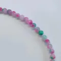 Colorful chalcedony beads string for DIY handmade bracelet jewelry accessories making. - 017
