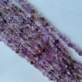 Natural Amethyst Gemstone Beads 6-8mm Irregular Crystal Chip Loose Beads for Jewelry Making - Purple Ghost