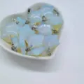 Opalite Star Pendant DIY Jewelry Accessory 2cm Five-Pointed Star Necklace Charm Component - Opal (Synthetic)