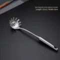 Cuchara para pasta de acero inoxidable 304 servidor de espagueti con mango de 32cm - Cuchara de Pasta 304 (Mango de Metal)