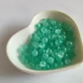 6mm Green Cat Eye Loose Beads Semi Drilled Round Beads DIY Jewelry Making Accessories - Peacock Green Cat Eye (Synthetic)