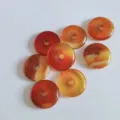 Natürlicher Achat Donut Perlen Anhänger DIY Schmuckherstellung Zubehör Halskette Armband - Roter Achat