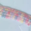 Hochwertige Chalcedon-Rundperlen in Bonbonfarben für kreative DIY-Schmuckherstellung - 4mm / Morganit-Imitat