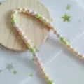 Cuentas redondas de imitación de colores para accesorios de joyería de collar de pulsera. - Multicolor 16