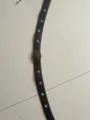 Retro etnische bruine leren riem met turquoise studs en bronzen stierenkop gesp - Verstelbaar / Faux Turkoois Stierenkop Western Riem (19)