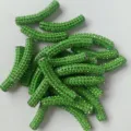 45mm grüne Strass gebogene Röhren Perlen Polymer Ton lose Perlen für Schmuckherstellung DIY - 14