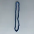 Blue rhinestone pave clay bead strand detail view, sparkling crystal ball accessories. - 10mm Beads, Approx 56 Beads, 54cm(21.25inch), 5 Rows / Blue Rhinestone (24)