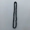 Dark green rhinestone clay shamballa beads necklace sparkling crystal jewelry strand detail - Shamballa Style Necklace (29) / 10mm 5 Rows Rhinestones (Approx. 56 Pcs/54cm) / Dark Green Black
