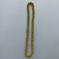 Golden Shamballa rhinestone pave bead necklace sparkling crystal ball jewelry accessory - 10mm Beads, Approx 56 Beads, 54cm(21.25inch), 5 Rows / Gold