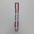 Detailed view of colorful clay rhinestone pave bead shamballa necklace with secure clasp. - 10mm Beads, Approx 56 Beads, 54cm(21.25inch), 5 Rows / Style 40