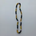 Black gold silver shamballa rhinestone clay ball beaded necklace athletic baseball jewelry - Black Gold Silver Shamballa Rhinestone Style (73) / 10mm 5 Rows (Approx. 56 Beads/54cm) / Black Gold and Silver