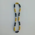 Close-up detail of the colorful rhinestone shamballa bead necklace showcasing fine craftsmanship. - 10mm Beads, Approx 56 Beads, 54cm(21.25inch), 5 Rows / Style 46