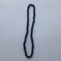 Black Shamballa rhinestone beaded necklace sparkly clay disco ball jewelry accessory - Shamballa Beaded Style (88) / 10mm Beads 5 Rows (54cm) / Black