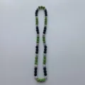 Colorful rhinestone Shamballa bead necklace stylish stretch athletic baseball jewelry design - Shamballa Beaded Style (92) / 10mm Beads 5 Rows (54cm) / Multicolor