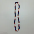 Colorful rhinestone disco balls and white cross beads Shamballa necklace fashion jewelry. - 10mm Beads, Approx 56 Beads, 54cm(21.25inch), 5 Rows / 94