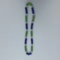Colorful crystal rhinestone Shamballa bead long necklace detail, stylish hip hop jewelry design. - 10mm Beads, Approx 56 Beads, 54cm (21.25in), 5 Rows / Style 102