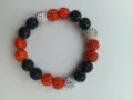 10mm rhinestone clay ball Shamballa bracelet detail, sparkling crystal elastic jewelry. - No.20