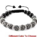 Kristal Strass Shamballa Armband Geweven Klei Kralen Armband Dames Sieraad Mooi - Kleurrijk
