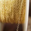 επιχρυσωμένη επίπεδη αλυσίδα ο χύμα diy υλικά κατασκευής κοσμημάτων λεπτή 1.6mm - 1.6mm Πλακέ Αλυσίδα O / Χρυσό