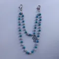 Double layer rhinestone shamballa beads pants chain hip hop rhinestone waist chain jewelry - Style 49