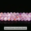 Natural dreamy purple jade 14mm round loose beads for DIY jewelry making - 8mm (Approx 47pcs/Strand) / Natural Dreamy Amethyst